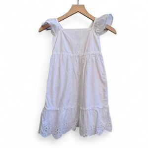 Gap Kids White Eyelet Dress Size 4 Cottagecore Easter Summer